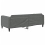 Sofá cama tela gris oscuro 90x200 cm de vidaXL, Camas y somieres - Ref: Foro24-354034, Precio: 218,63 €, Descuento: %