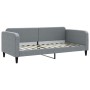 Sofá cama tela gris claro 90x200 cm de vidaXL, Camas y somieres - Ref: Foro24-354033, Precio: 215,99 €, Descuento: %