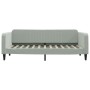 Light gray velvet sofa bed 90x200 cm by vidaXL, Beds and slatted bases - Ref: Foro24-354086, Price: 216,65 €, Discount: %