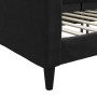 Black fabric sofa bed 90x200 cm by vidaXL, Beds and slatted bases - Ref: Foro24-354035, Price: 228,33 €, Discount: %