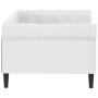 Sofá cama cuero sintético blanco 90x200 cm de vidaXL, Camas y somieres - Ref: Foro24-354227, Precio: 276,73 €, Descuento: %