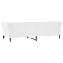 Sofá cama cuero sintético blanco 90x200 cm de vidaXL, Camas y somieres - Ref: Foro24-354227, Precio: 276,73 €, Descuento: %