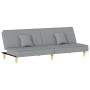 Hellgraues Schlafsofa aus Stoff von vidaXL, Sofas - Ref: Foro24-351900, Preis: 244,13 €, Rabatt: %