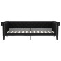 Sofá cama cuero sintético negro 80x200 cm de vidaXL, Camas y somieres - Ref: Foro24-354222, Precio: 234,15 €, Descuento: %