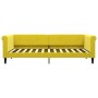 Sofá cama terciopelo amarillo 90x200 cm de vidaXL, Camas y somieres - Ref: Foro24-354249, Precio: 218,37 €, Descuento: %