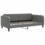 Sofá cama tela gris oscuro 100x200 cm de vidaXL, Camas y somieres - Ref: Foro24-354039, Precio: 226,42 €, Descuento: %