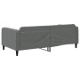 Sofá cama tela gris oscuro 100x200 cm de vidaXL, Camas y somieres - Ref: Foro24-354039, Precio: 226,42 €, Descuento: %