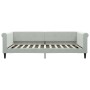 Sofá cama terciopelo gris claro 100x200 cm de vidaXL, Camas y somieres - Ref: Foro24-354251, Precio: 222,37 €, Descuento: %