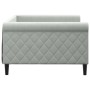 Sofá cama terciopelo gris claro 100x200 cm de vidaXL, Camas y somieres - Ref: Foro24-354251, Precio: 222,37 €, Descuento: %