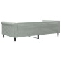 Sofá cama terciopelo gris claro 100x200 cm de vidaXL, Camas y somieres - Ref: Foro24-354251, Precio: 222,37 €, Descuento: %