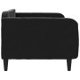 Sofá cama terciopelo negro 100x200 cm de vidaXL, Camas y somieres - Ref: Foro24-354097, Precio: 209,99 €, Descuento: %