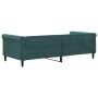 Sofá cama terciopelo verde oscuro 90x200 cm de vidaXL, Camas y somieres - Ref: Foro24-354246, Precio: 222,24 €, Descuento: %