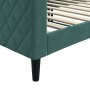 Sofá cama terciopelo verde oscuro 90x200 cm de vidaXL, Camas y somieres - Ref: Foro24-354246, Precio: 222,24 €, Descuento: %