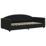 Black velvet sofa bed 100x200 cm by vidaXL, Beds and slatted bases - Ref: Foro24-354147, Price: 237,99 €, Discount: %