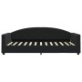 Black velvet sofa bed 100x200 cm by vidaXL, Beds and slatted bases - Ref: Foro24-354147, Price: 237,99 €, Discount: %