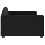 Black velvet sofa bed 100x200 cm by vidaXL, Beds and slatted bases - Ref: Foro24-354147, Price: 237,99 €, Discount: %