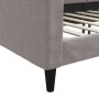 Sofá cama tela gris taupe 90x200 cm de vidaXL, Camas y somieres - Ref: Foro24-354036, Precio: 218,97 €, Descuento: %