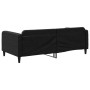 Sofá cama tela negro 100x200 cm de vidaXL, Camas y somieres - Ref: Foro24-354040, Precio: 222,16 €, Descuento: %