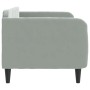 Light gray velvet sofa bed 80x200 cm by vidaXL, Beds and slatted bases - Ref: Foro24-354079, Price: 210,95 €, Discount: %