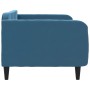 Blue velvet sofa bed 90x200 cm by vidaXL, Beds and slatted bases - Ref: Foro24-354085, Price: 214,05 €, Discount: %