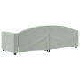 Sofá cama terciopelo gris claro 80x200 cm de vidaXL, Camas y somieres - Ref: Foro24-354129, Precio: 212,90 €, Descuento: %