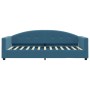 Blue velvet sofa bed 90x200 cm by vidaXL, Beds and slatted bases - Ref: Foro24-354135, Price: 214,17 €, Discount: %