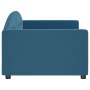 Blue velvet sofa bed 90x200 cm by vidaXL, Beds and slatted bases - Ref: Foro24-354135, Price: 214,17 €, Discount: %