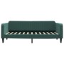 Sofá cama terciopelo verde oscuro 90x200 cm de vidaXL, Camas y somieres - Ref: Foro24-354088, Precio: 211,73 €, Descuento: %