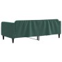 Sofá cama terciopelo verde oscuro 90x200 cm de vidaXL, Camas y somieres - Ref: Foro24-354088, Precio: 211,73 €, Descuento: %