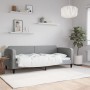 Sofá cama tela gris claro 80x200 cm de vidaXL, Camas y somieres - Ref: Foro24-354028, Precio: 212,99 €, Descuento: %