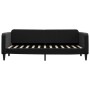 Sofá cama terciopelo negro 80x200 cm de vidaXL, Camas y somieres - Ref: Foro24-354083, Precio: 208,36 €, Descuento: %