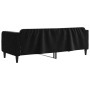 Sofá cama terciopelo negro 80x200 cm de vidaXL, Camas y somieres - Ref: Foro24-354083, Precio: 208,36 €, Descuento: %