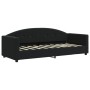 Black velvet sofa bed 80x200 cm by vidaXL, Beds and slatted bases - Ref: Foro24-354133, Price: 208,88 €, Discount: %