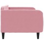 Sofá cama terciopelo rosa 90x200 cm de vidaXL, Camas y somieres - Ref: Foro24-354089, Precio: 212,37 €, Descuento: %