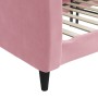 Sofá cama terciopelo rosa 90x200 cm de vidaXL, Camas y somieres - Ref: Foro24-354089, Precio: 212,37 €, Descuento: %