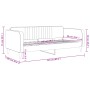 Sofá cama terciopelo rosa 90x200 cm de vidaXL, Camas y somieres - Ref: Foro24-354089, Precio: 212,37 €, Descuento: %