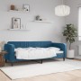 Sofá cama terciopelo azul 80x200 cm de vidaXL, Camas y somieres - Ref: Foro24-354078, Precio: 208,99 €, Descuento: %