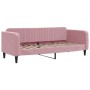 Sofá cama terciopelo rosa 80x200 cm de vidaXL, Camas y somieres - Ref: Foro24-354082, Precio: 196,30 €, Descuento: %