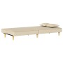 Sofá cama de tela color crema de vidaXL, Sofás - Ref: Foro24-351903, Precio: 228,75 €, Descuento: %