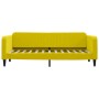 Yellow velvet sofa bed 80x200 cm by vidaXL, Beds and slatted bases - Ref: Foro24-354084, Price: 211,37 €, Discount: %