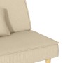 Cream fabric sofa bed by vidaXL, Sofas - Ref: Foro24-351903, Price: 228,75 €, Discount: %