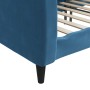 Sofá cama terciopelo azul 100x200 cm de vidaXL, Camas y somieres - Ref: Foro24-354092, Precio: 220,34 €, Descuento: %