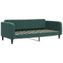 Sofá cama terciopelo verde oscuro 100x200 cm de vidaXL, Camas y somieres - Ref: Foro24-354095, Precio: 224,12 €, Descuento: %