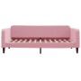 Sofá cama terciopelo rosa 100x200 cm de vidaXL, Camas y somieres - Ref: Foro24-354096, Precio: 218,21 €, Descuento: %