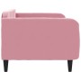 Sofá cama terciopelo rosa 100x200 cm de vidaXL, Camas y somieres - Ref: Foro24-354096, Precio: 218,21 €, Descuento: %