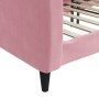 Sofá cama terciopelo rosa 100x200 cm de vidaXL, Camas y somieres - Ref: Foro24-354096, Precio: 218,21 €, Descuento: %