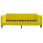 Sofá cama terciopelo amarillo 100x200 cm de vidaXL, Camas y somieres - Ref: Foro24-354098, Precio: 221,91 €, Descuento: %