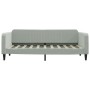 Light gray velvet sofa bed 90x190 cm by vidaXL, Beds and slatted bases - Ref: Foro24-354099, Price: 210,70 €, Discount: %