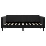 Sofá cama terciopelo negro 90x190 cm de vidaXL, Camas y somieres - Ref: Foro24-354101, Precio: 210,95 €, Descuento: %