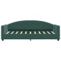 Sofá cama terciopelo verde oscuro 80x200 cm de vidaXL, Camas y somieres - Ref: Foro24-354131, Precio: 210,32 €, Descuento: %